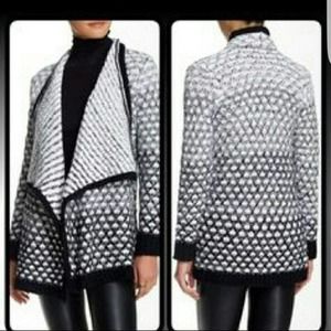 Romeo + Juliet Couture Ombré Chunky Knit Cardigan